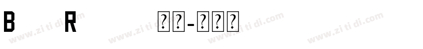 Boltz Regular 常规字体转换